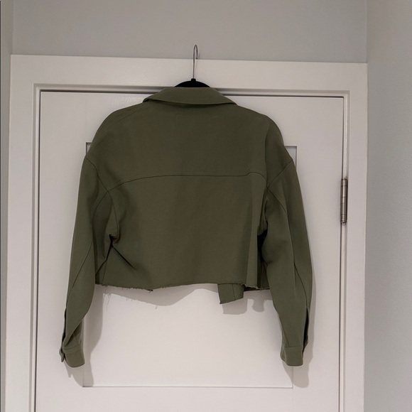 Zara Olive Utility Jacket - Picture 2 of 3